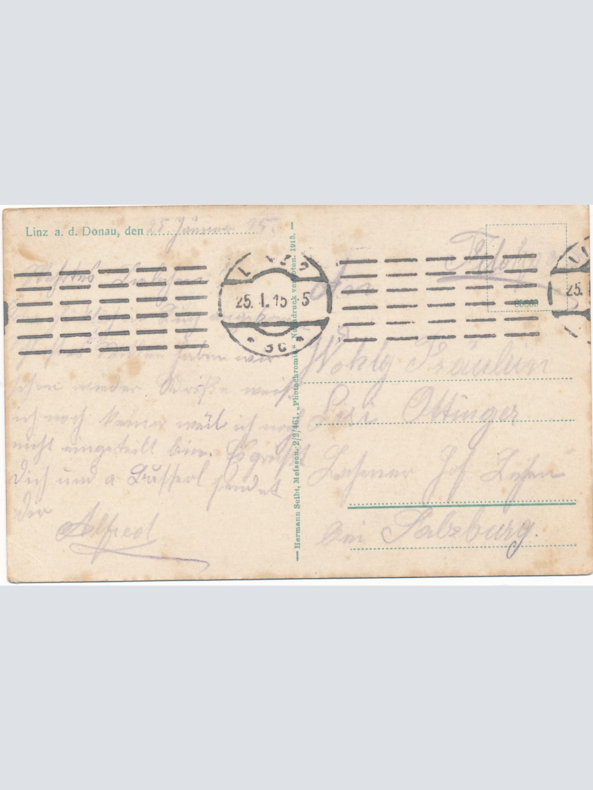 AK aus Linz an der Donau mit Dampfer Austri Oberösterreich Ansichtskarte (15270)