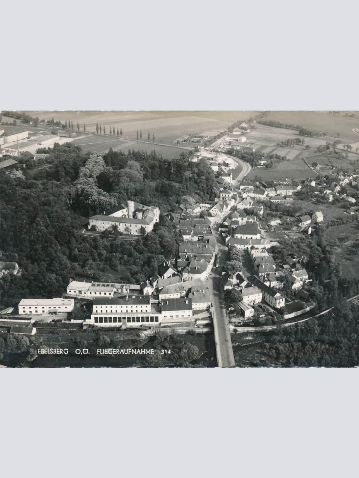 AK aus Ebelsberg Fliegeraufnahme Nr.314 Oberösterreich Ansichtskarte (15833)