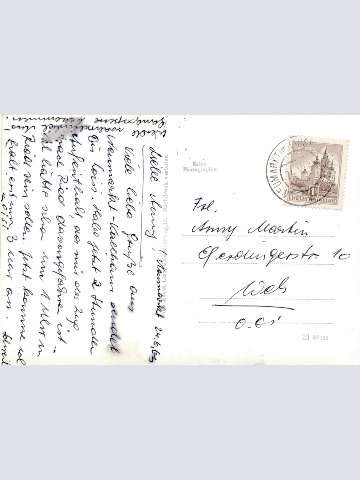 AK aus Neumarkt am Hausruck Oberösterreich Ansichtskarte (15837)