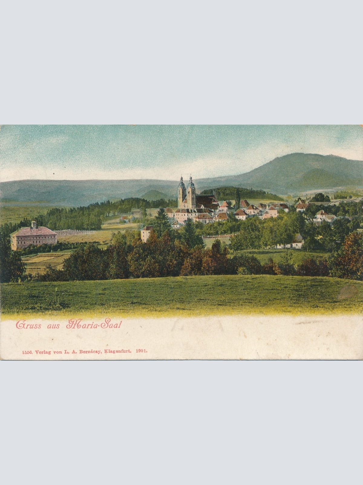 AK gruss aus Maria Saal Kärnten Ansichtskarte (16075)