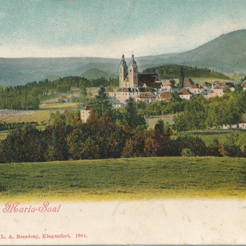 AK gruss aus Maria Saal Kärnten Ansichtskarte (16075)
