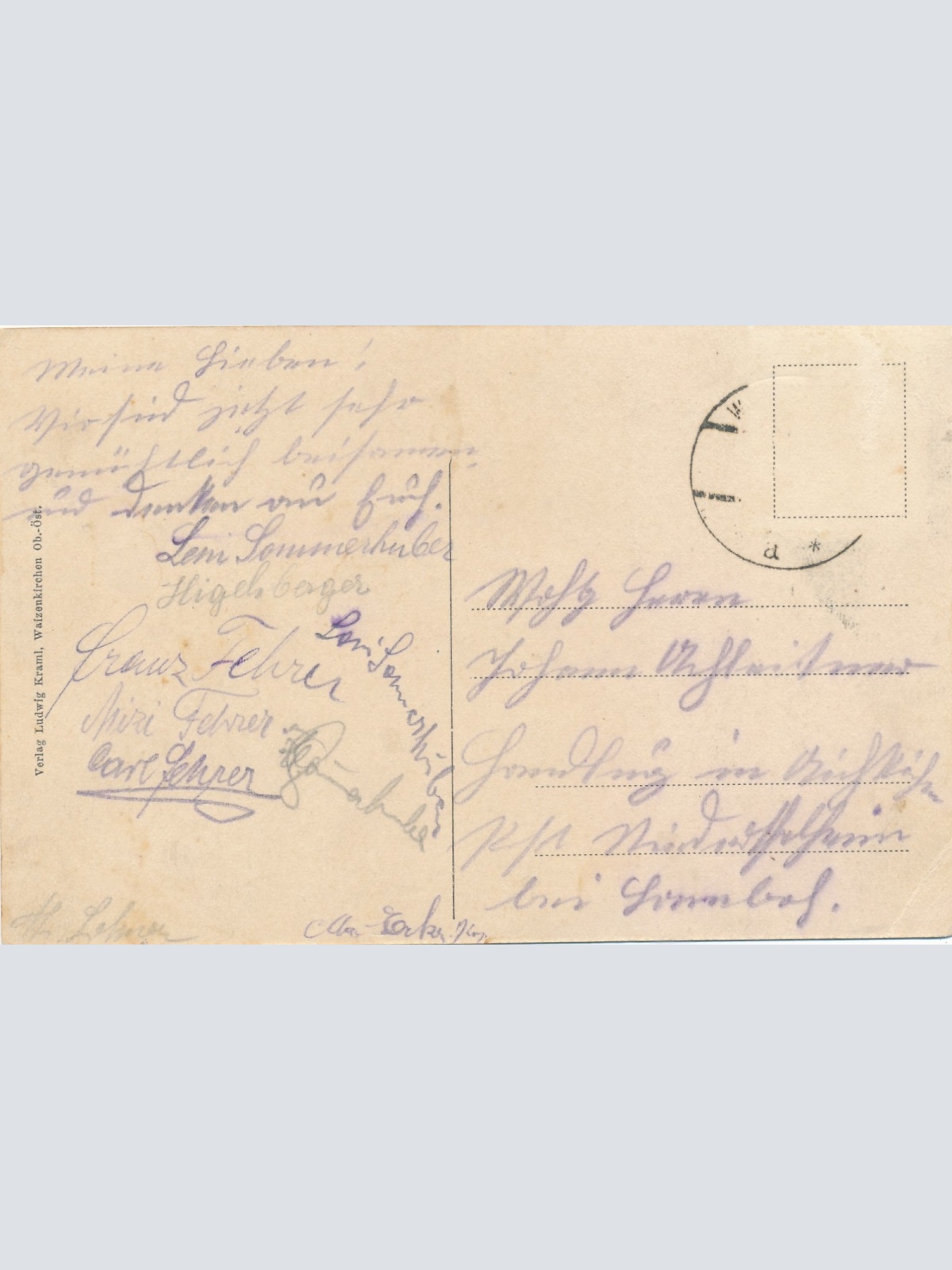 AK aus Zehrerleiten OÖ Ansichtskarte (15329)