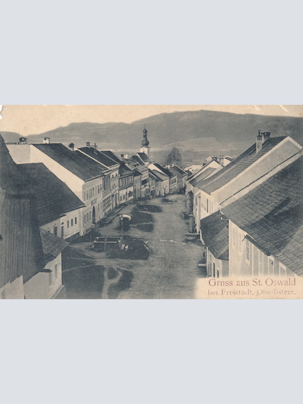 AK gruss aus St. Oswald bei Freistadt Oberösterreich Ansichtskarte (15250)