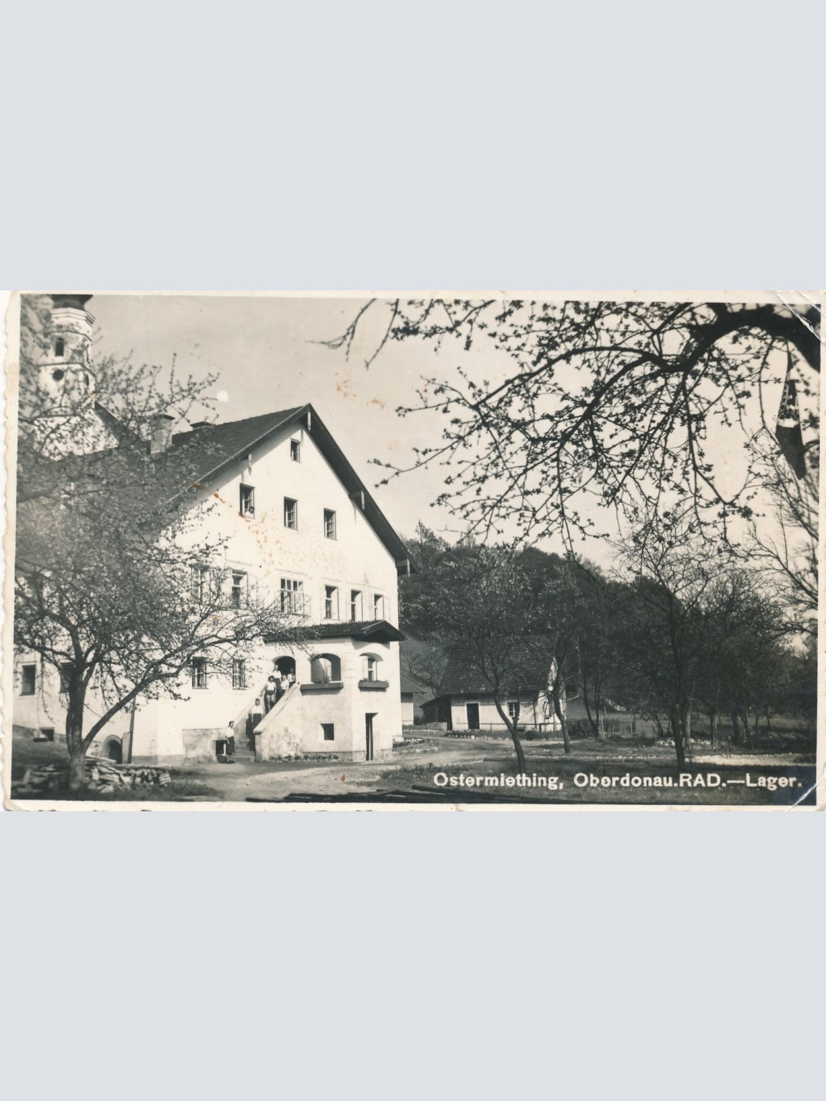 AK aus Ostermiething Rad Lager Oberösterreich Ansichtskarte (15650)