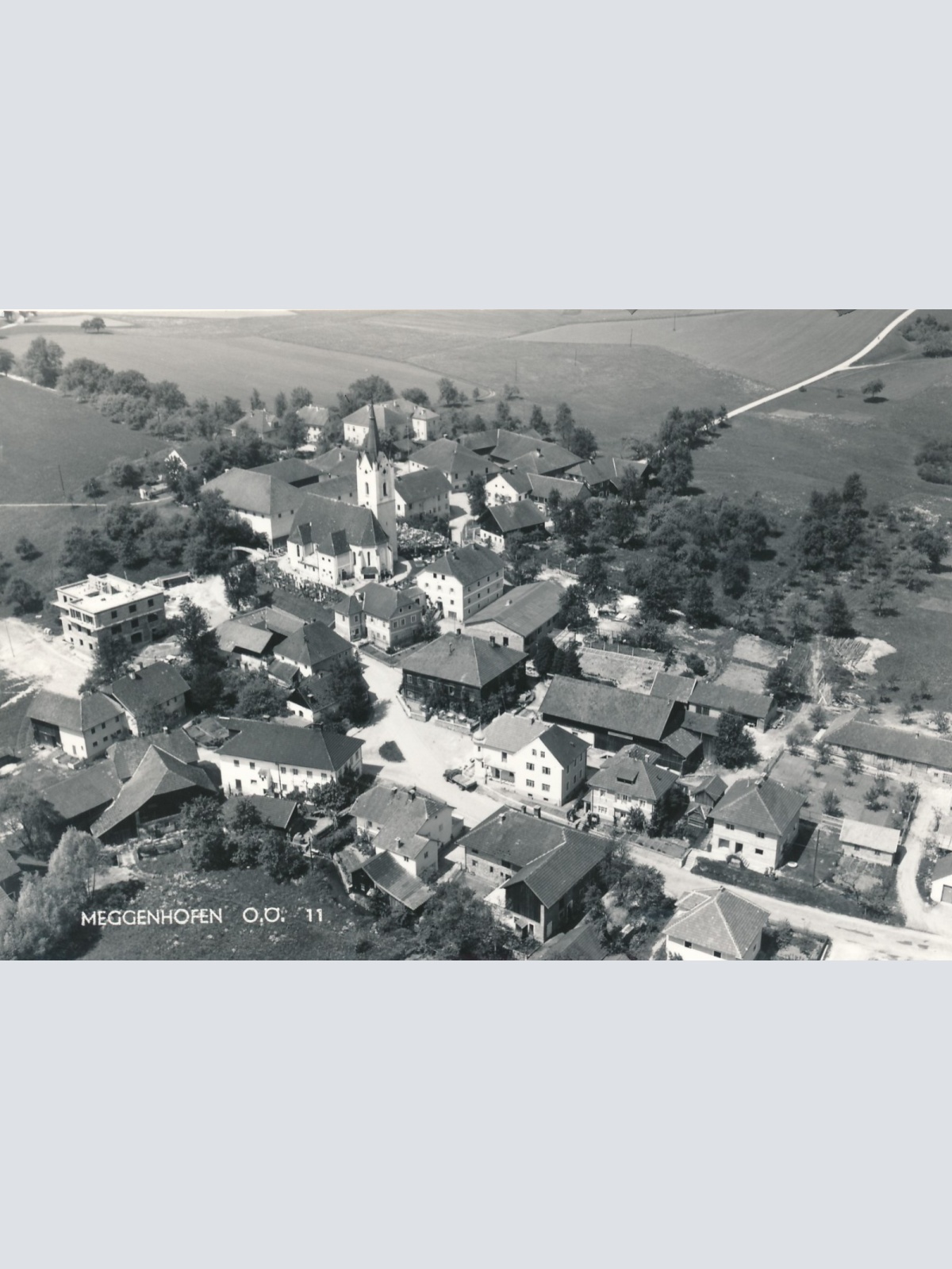 AK aus Meggenhofen Luftbild Oberösterreich Ansichtskarte (15811)