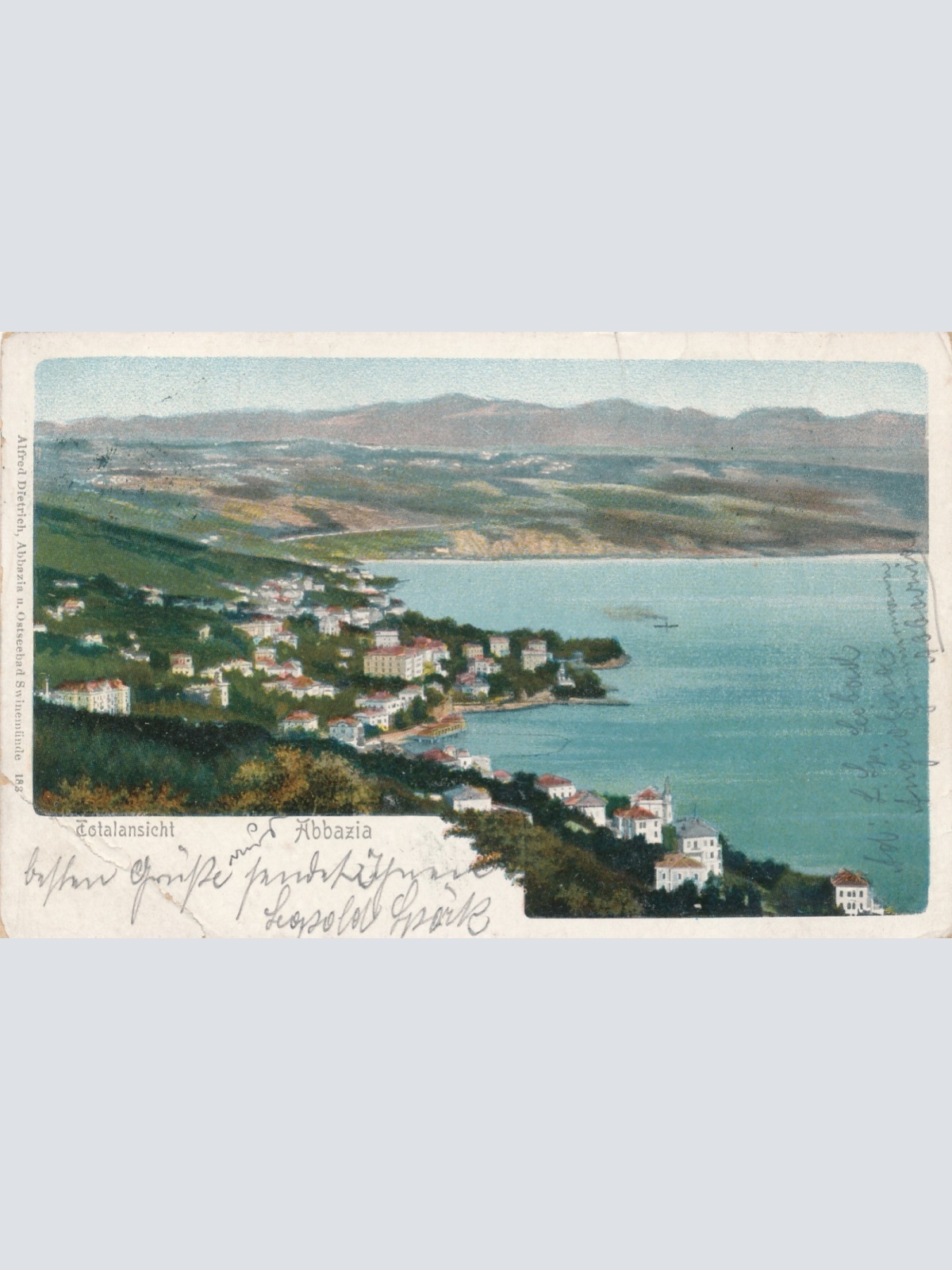 AK aus Abbazia Italien Ansichtskarte (16245)