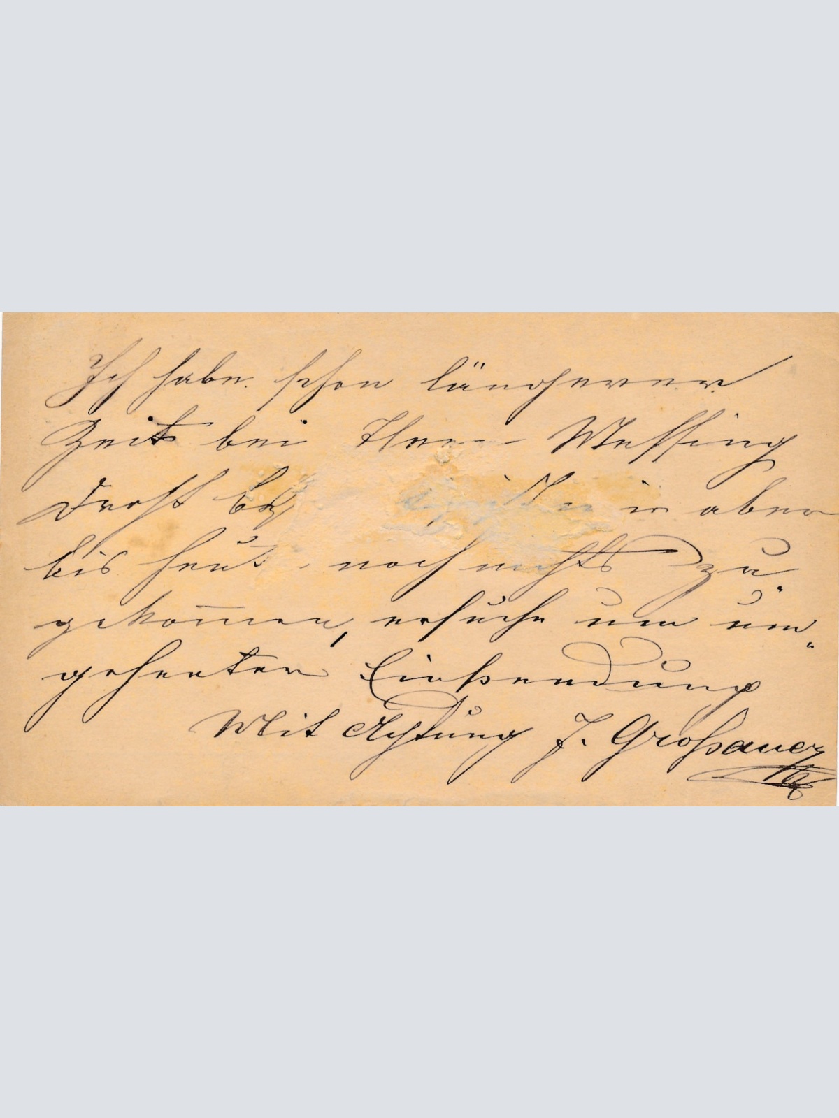 2 Kreuzer - Ganzsachen - Karte aus Deggau (16230)