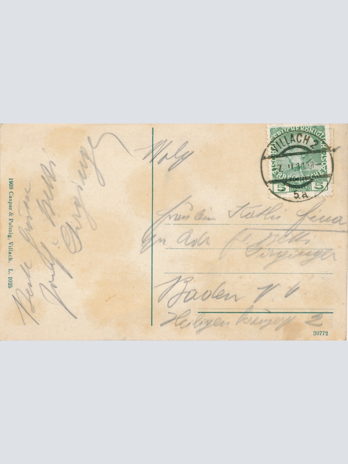 AK aus Mittewald bei Villach Wasserheilanstalt Kärnten Ansichtskarte (16041)