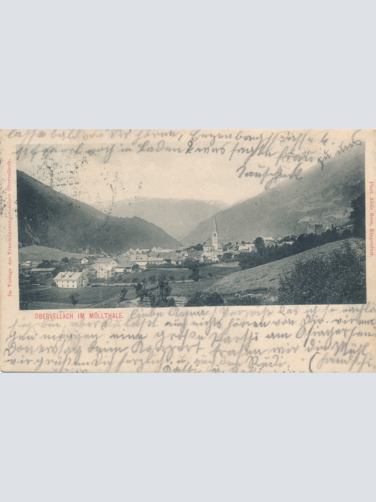 AK aus Obervellach im Möllthale Kärnten Ansichtskarte (16049)