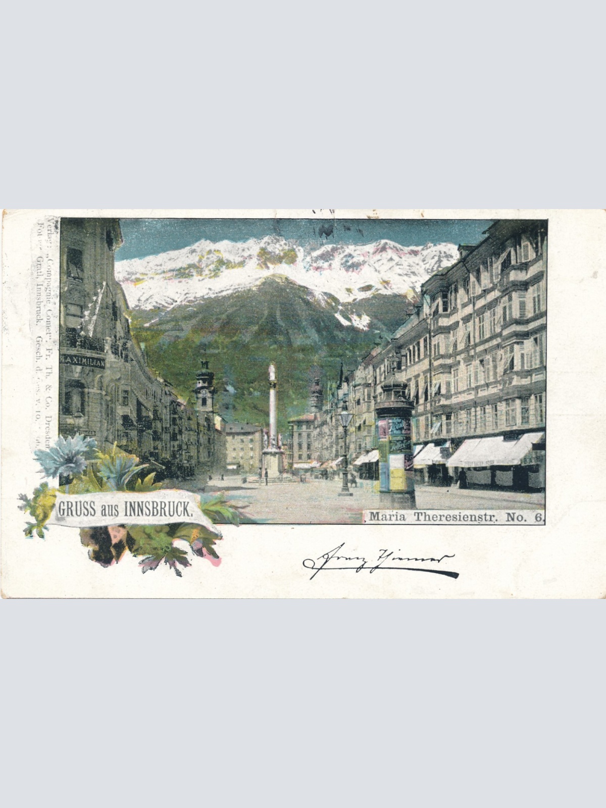 AK aus gruss aus Innsbruck Tirol Ansichtskarte (16101)