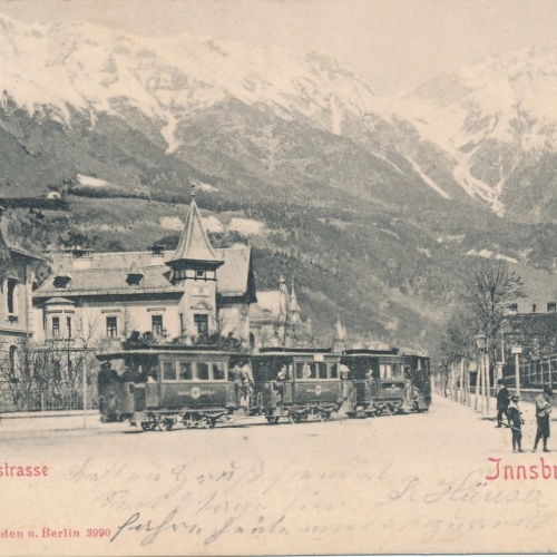 AK aus Innsbruck Falkenstrasse Tirol Ansichtskarte (16107)