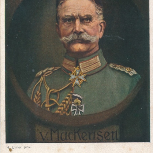 AK Militaria V. Mackensen Ansichtskarte (15950)