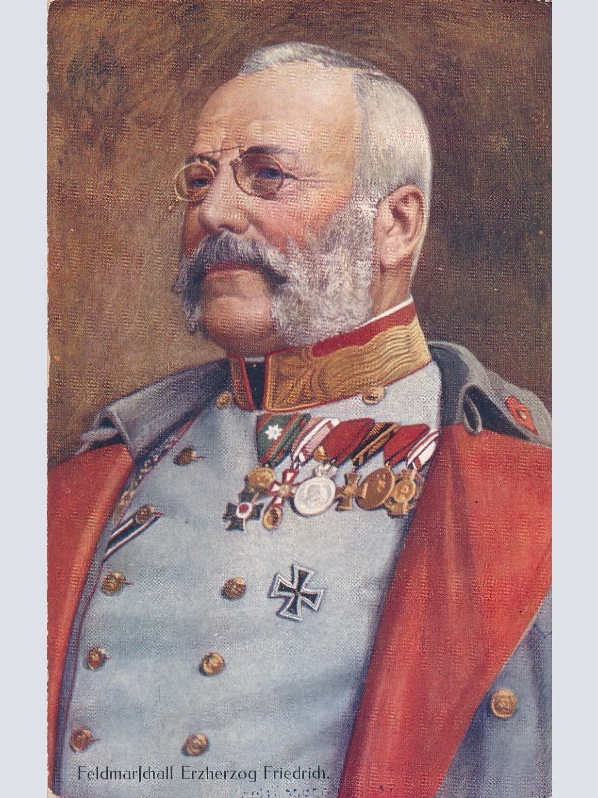 AK Militaria Feldmarschall Erzherzog Friedrich Ansichtskarte (15949)