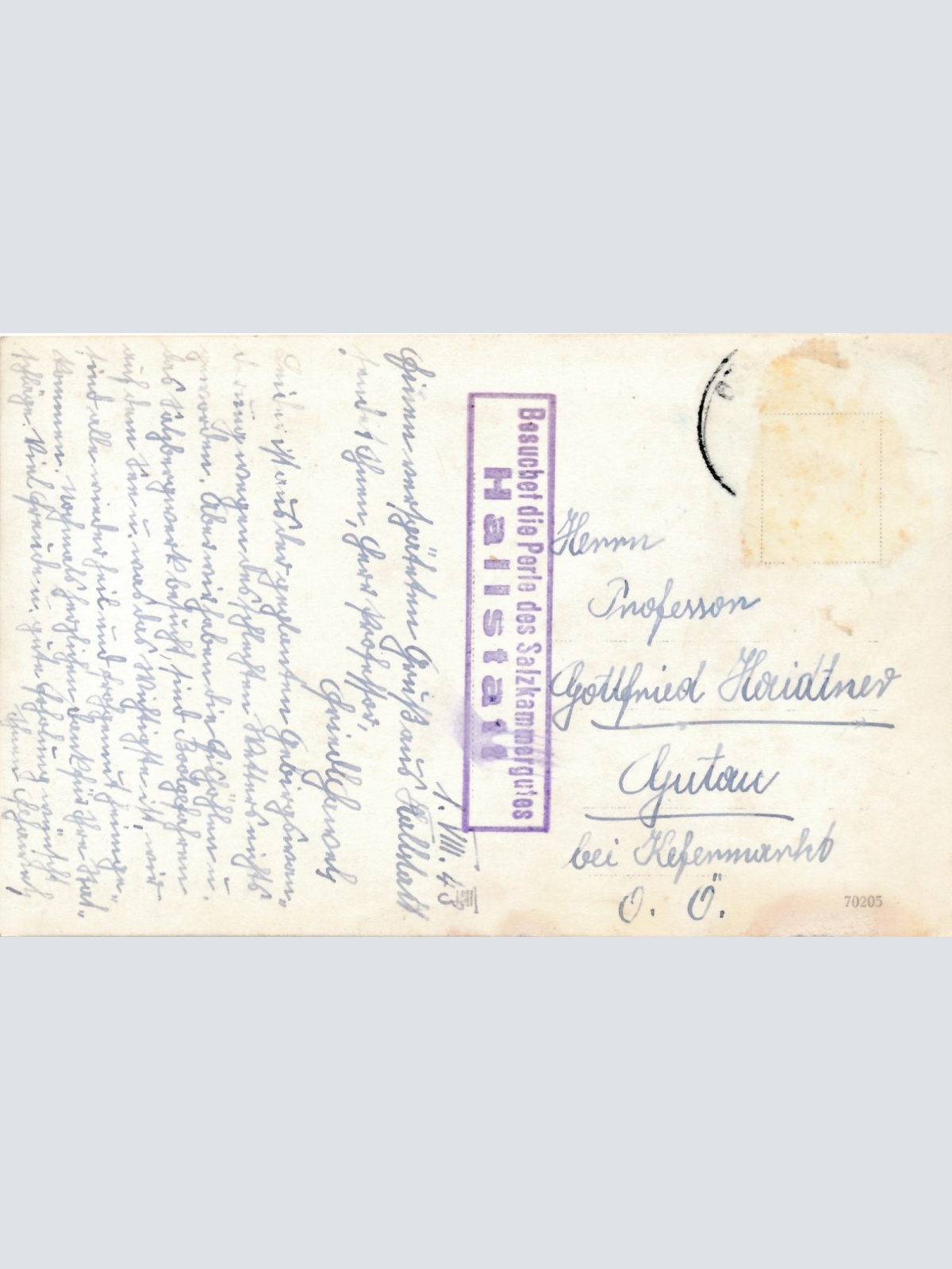 AK aus Hallstatt Oberösterreich Ansichtskarte (15689)