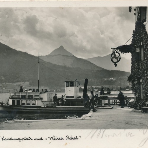 AK aus St. Wolfgang Landungsplatz Oberösterreich Ansichtskarte (15699)