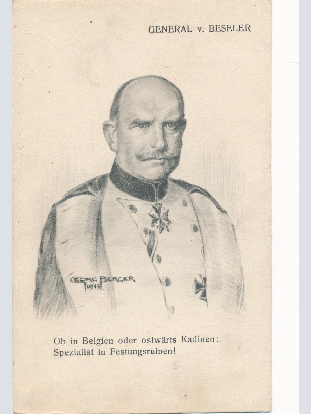 AK vom General v. Beseler Militaria Ansichtskarte (15431)