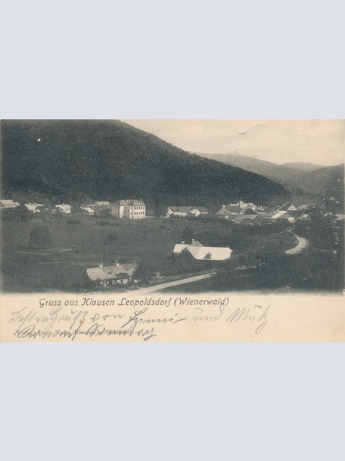 AK gruss aus Klausen Leopoldsdorf Niederösterreich Ansichtskarte (16003)