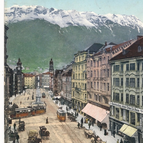 AK aus Innsbruck Maria Theresienstrasse Tirol Ansichtskarte (16125)
