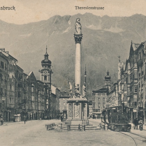 AK aus Innsbruck Maria Theresienstrasse Tirol Ansichtskarte (16127)