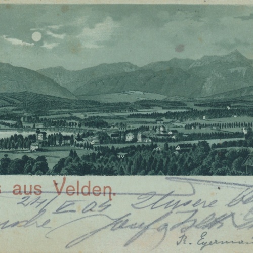 AK gruss aus Velden Kärnten Ansichtskarte (16004)