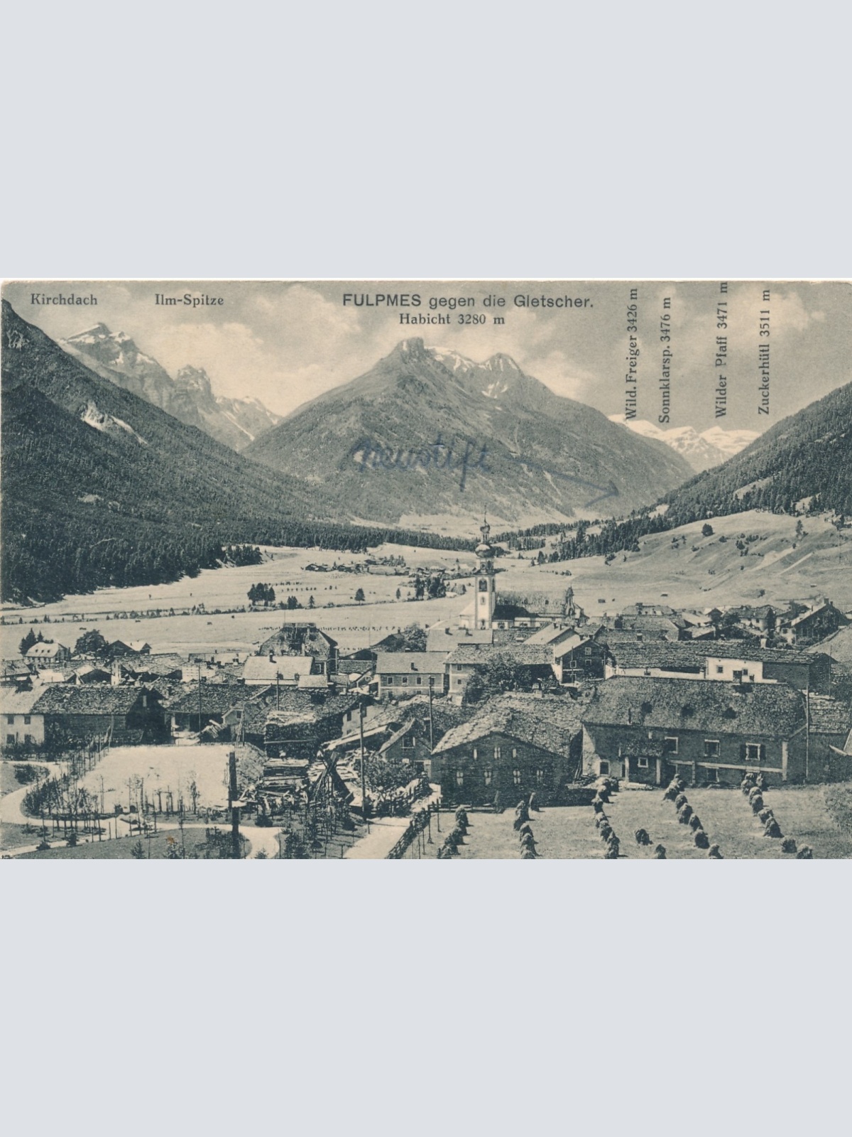 AK aus Fulpmes Tirol Ansichtskarte (16118)