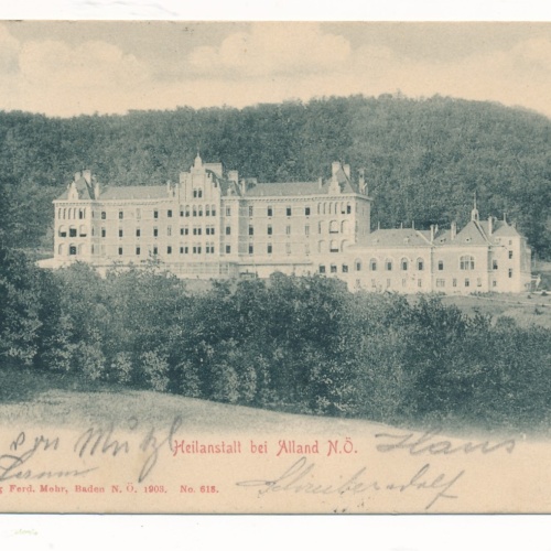 AK Heilanstalt bei Alland Niederösterreich Ansichtskarte (16002)