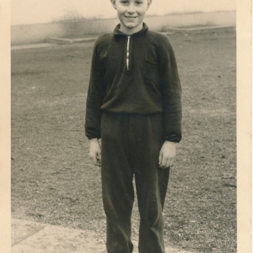 AK Annodazumals von einem Jungen 1950 Ansichtskarte (15769)