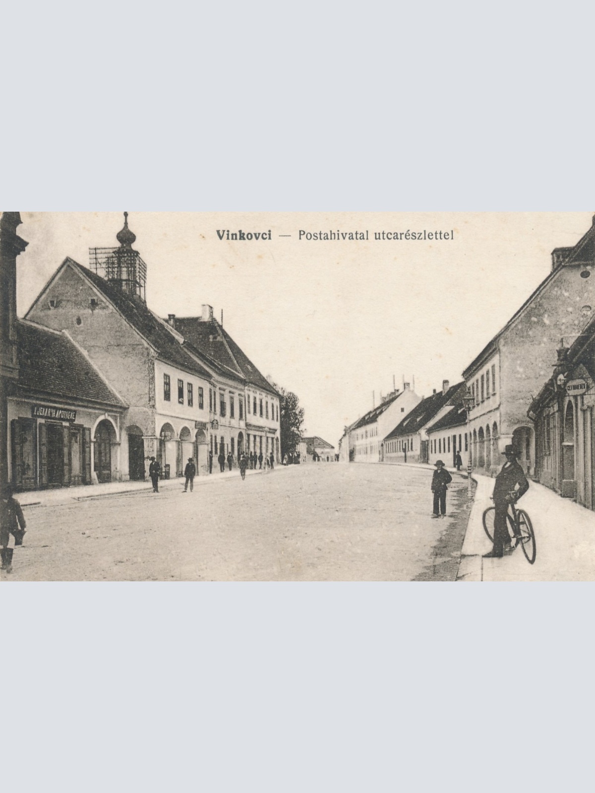 AK aus Vinkovci Strassenansicht Tschechoslowakei Ansichtskarte (15168)