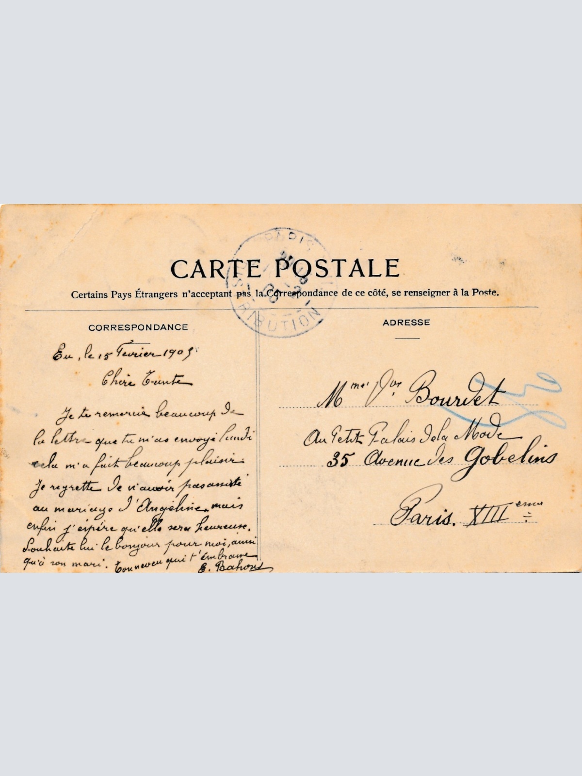 AK aus Eu Caserne Morris Frankreich Ansichtskarte (15706)