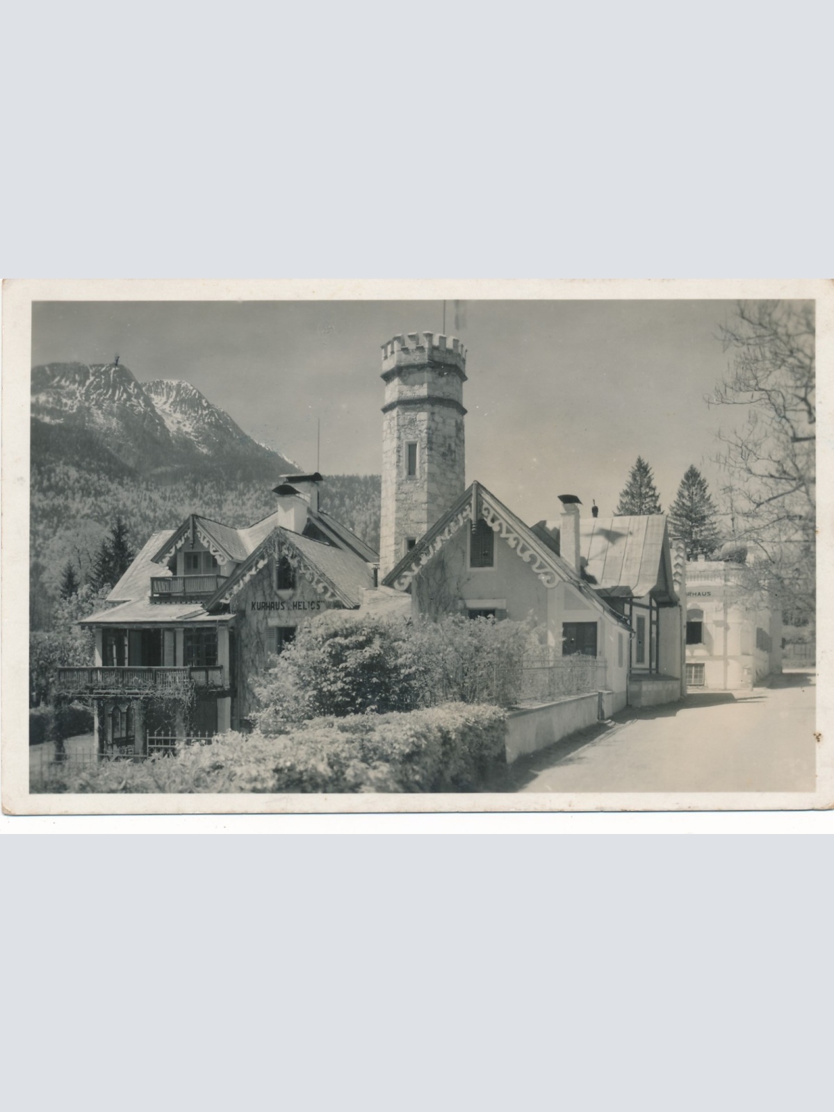 AK aus Bad Ischl Kurhaus Helios OÖ Ansichtskarte (15639)