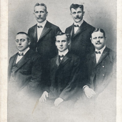 AK vom Oberinnviertler Sängerquintett Annodazumals (15445)