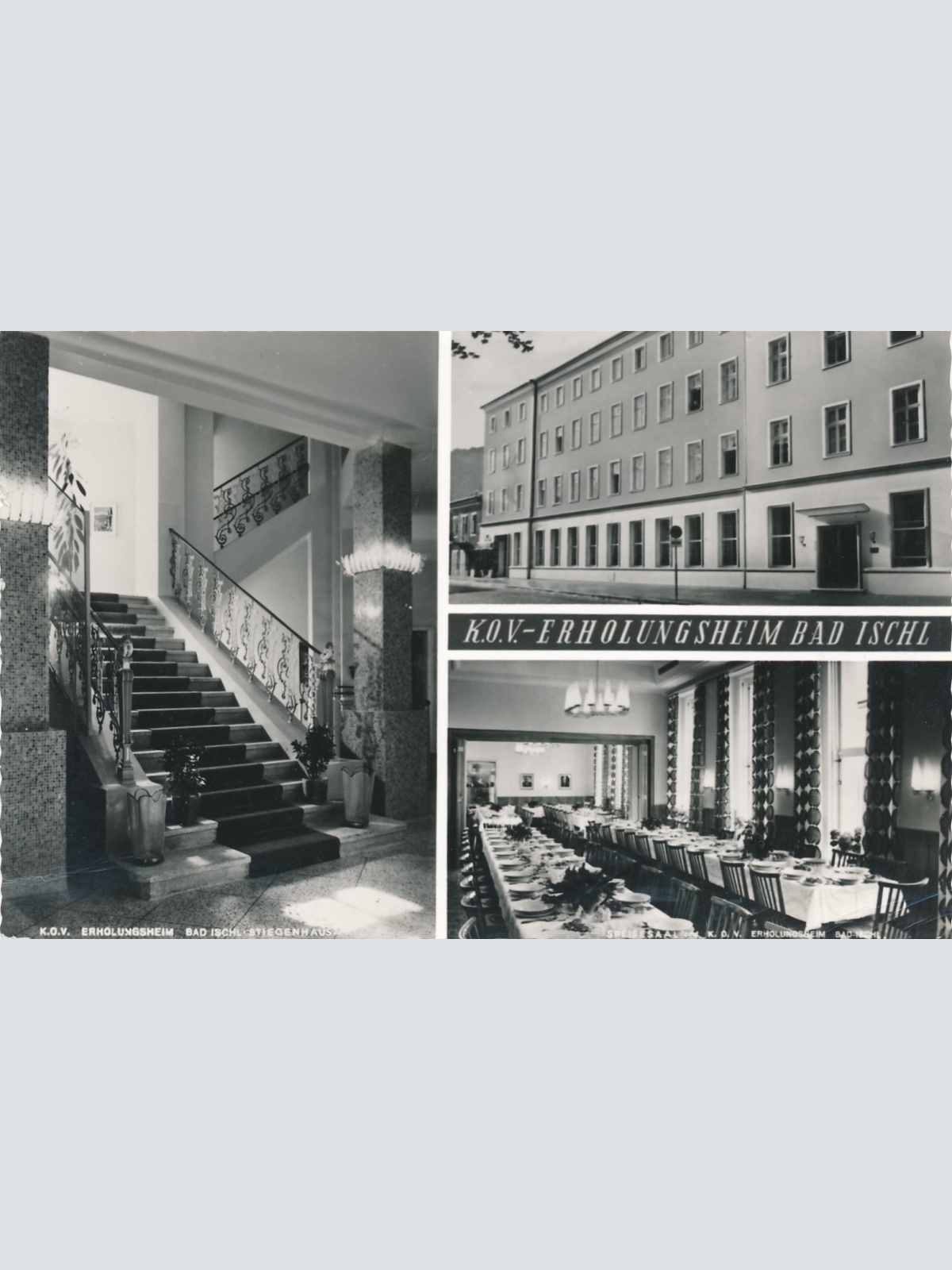 AK aus Bad Ischl K.O.V Erholungsheim Oberösterreich Ansichtskarte (15464)