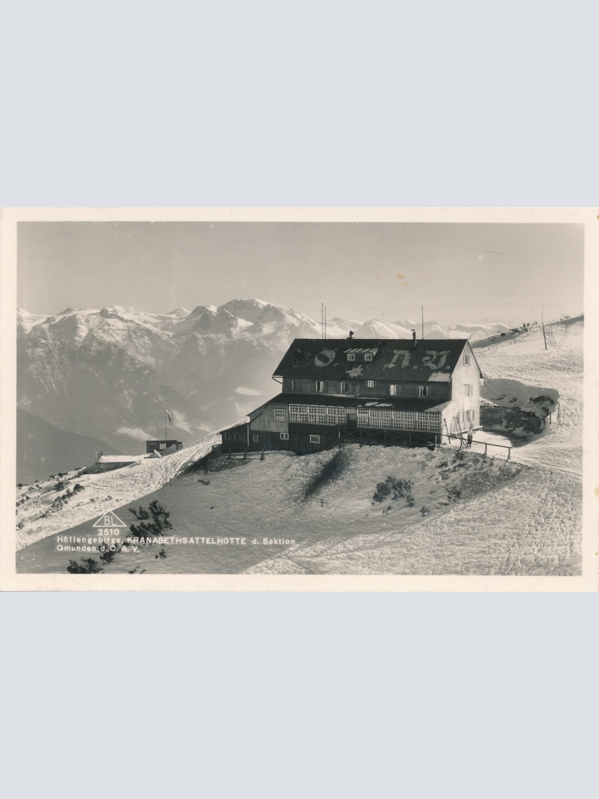 AK aus Gmunden Krankenbethsattelhütte Oberösterreich Ansichtskarte (15501)