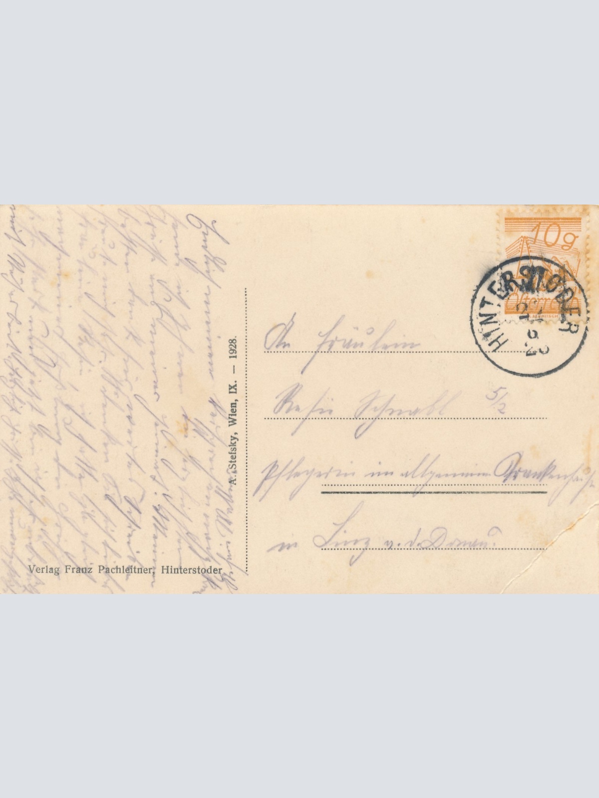 AK aus Hinterstoder Oberösterreich Ansichtskarte (15489)