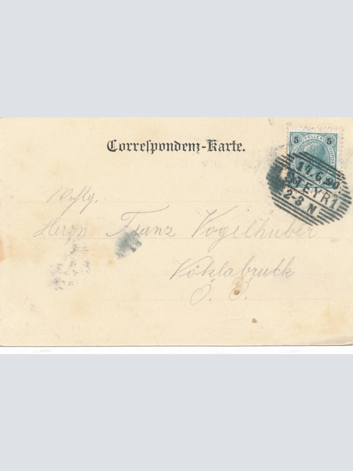 AK aus Steyr Oberösterreich Ansichtskarte (15390)