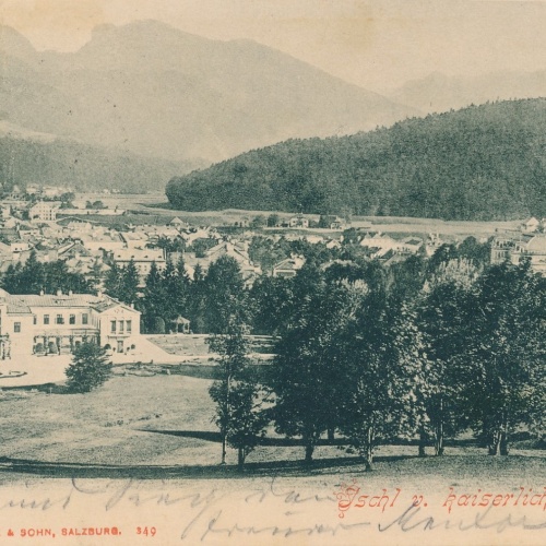 AK aus Bad Ischl u Kaiserlichen Park Oberösterreich Ansichtskarte (15578)