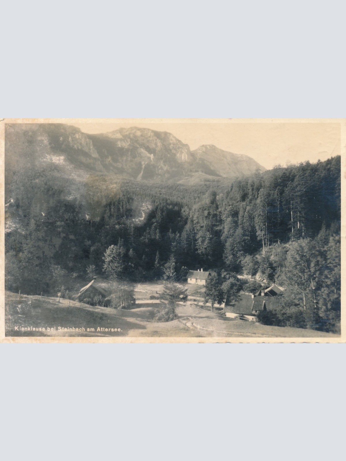 AK aus Kienklause bei Steinbach am Attersee Oberösterreich Ansichtskarte (15574)