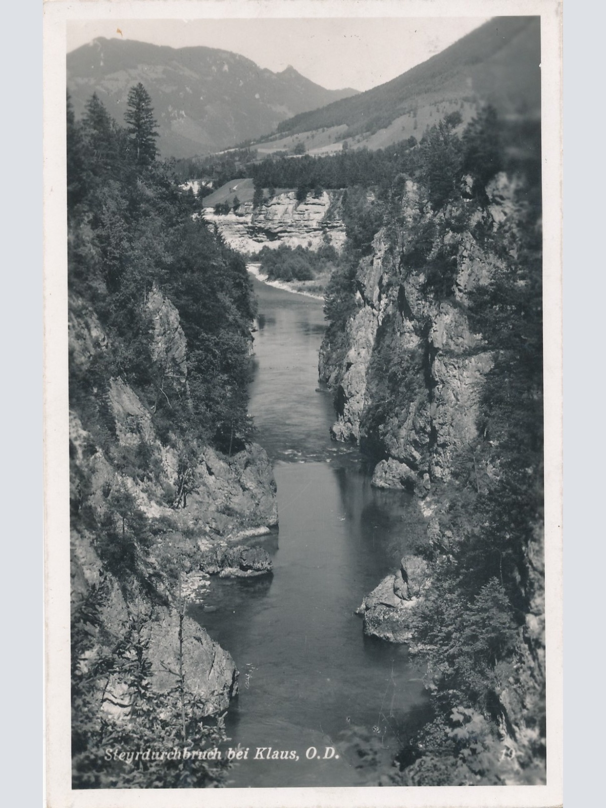 AK Steyrdurchbruch bei Klaus Oberösterreich Ansichtskarte (15580)