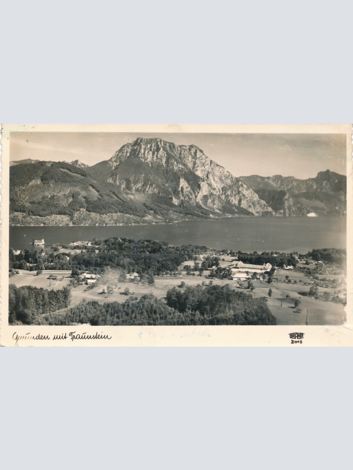 AK aus Gmunden mit Traunstein OÖ Ansichtskarte (15628)