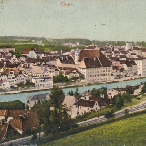 AK aus Steyr OÖ Ansichtskarte (15619)