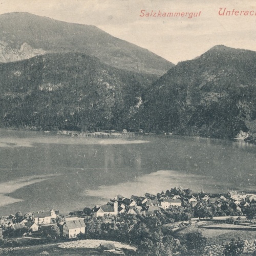 AK aus Unterach am Attersee OÖ Ansichtskarte (15638)