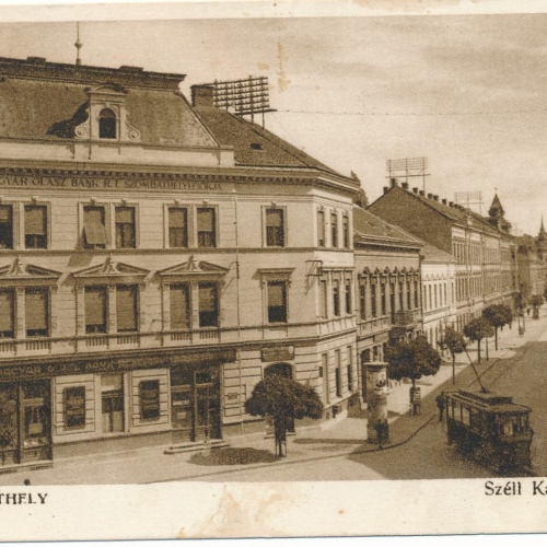 AK aus Szombathely Szell Kalman-utca Ungarn Ansichtskarte (15175)