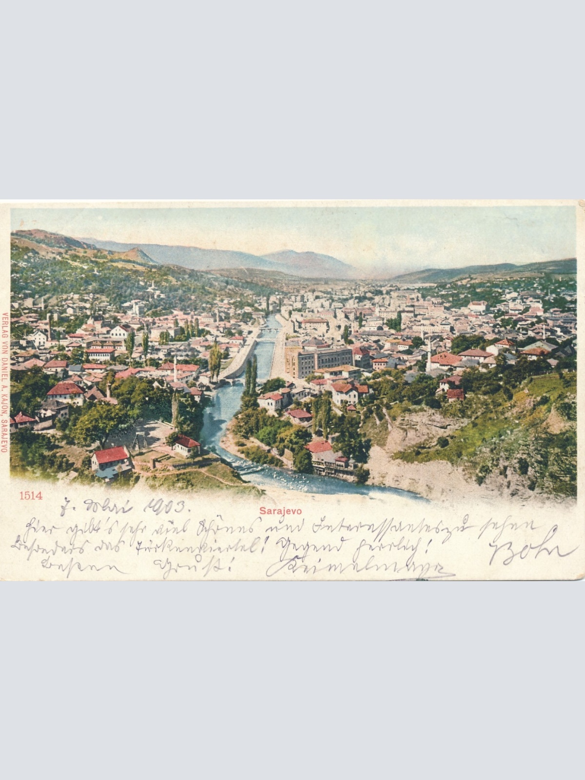 AK aus Sarajevo Bosnien - Herzegowina Ansichtskarte (15176)