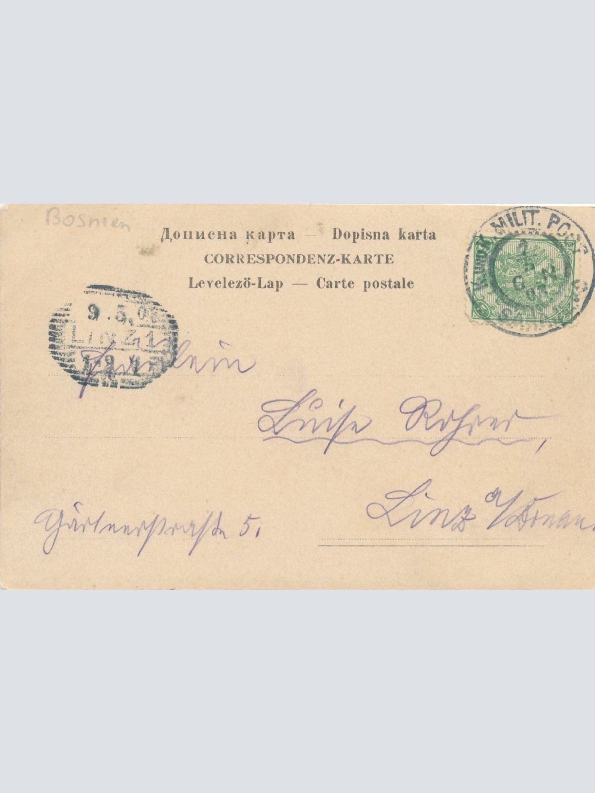 AK aus Sarajevo Bosnien - Herzegowina Ansichtskarte (15176)