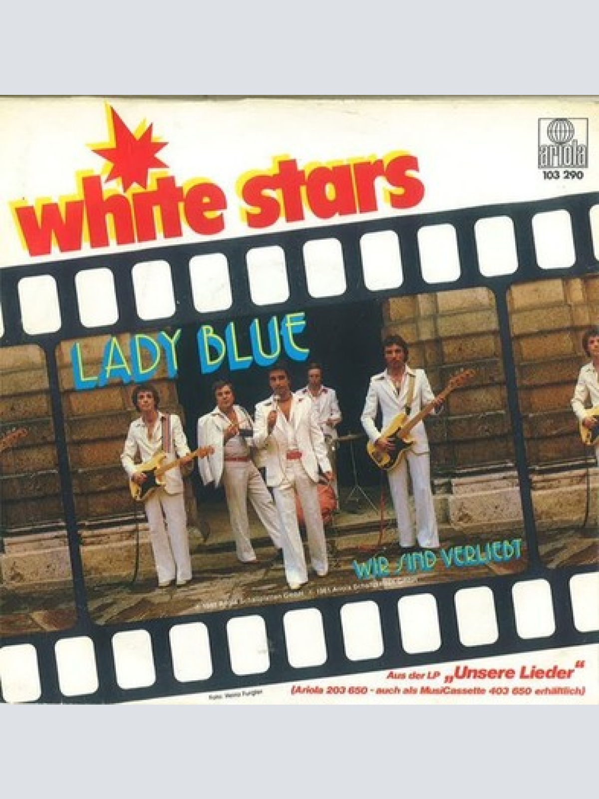 7", Single White Stars - Lady Blue