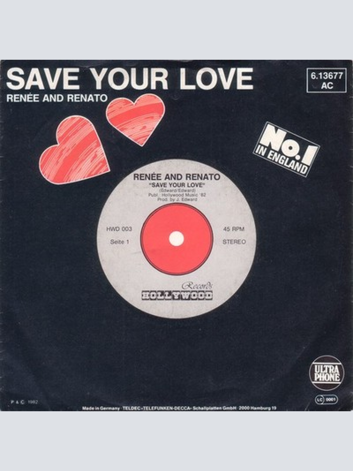 7", Single Renée And Renato* - Save Your Love
