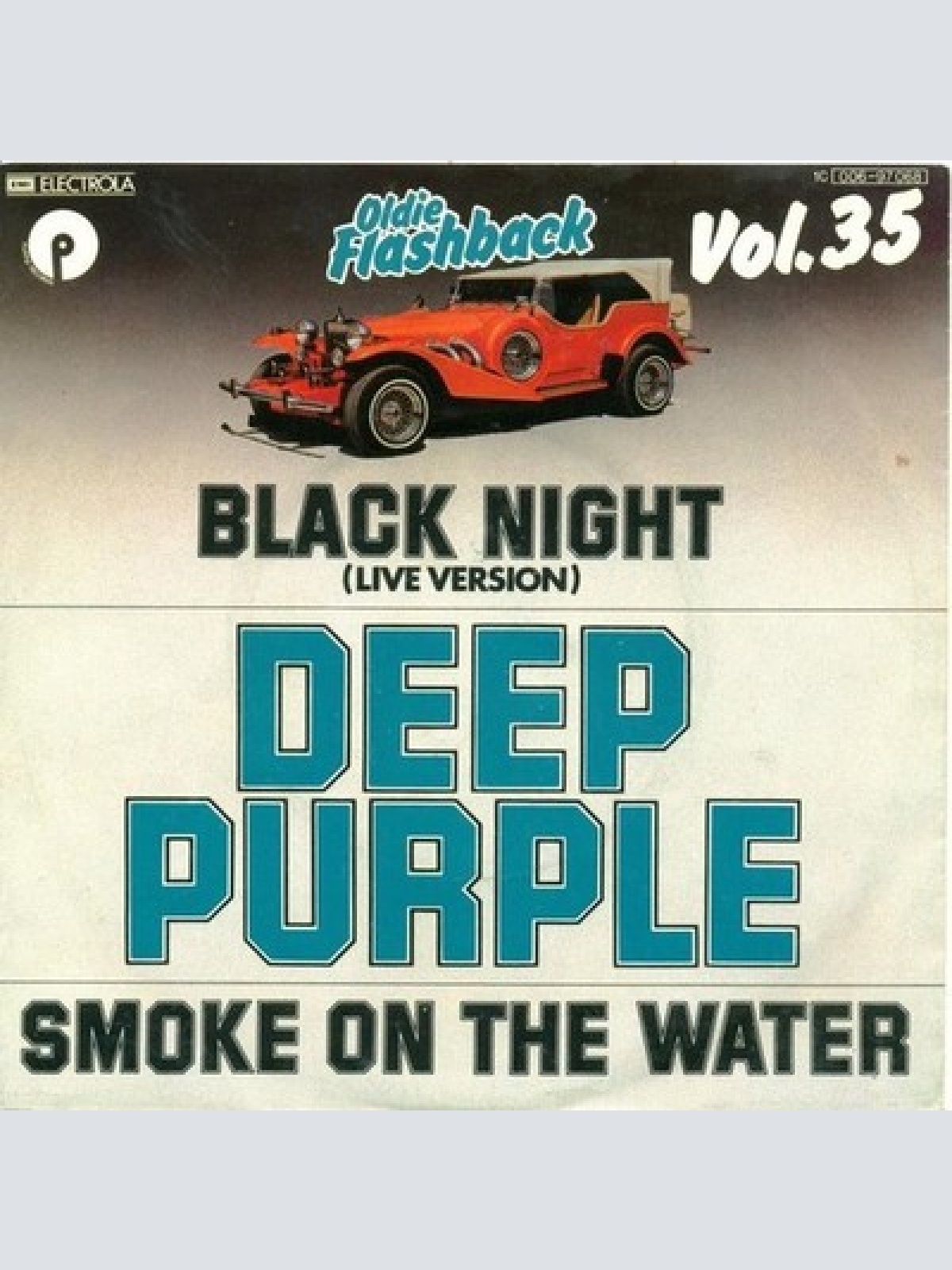 7", Single Deep Purple - Black Night (Live Version) / Smoke On The Water