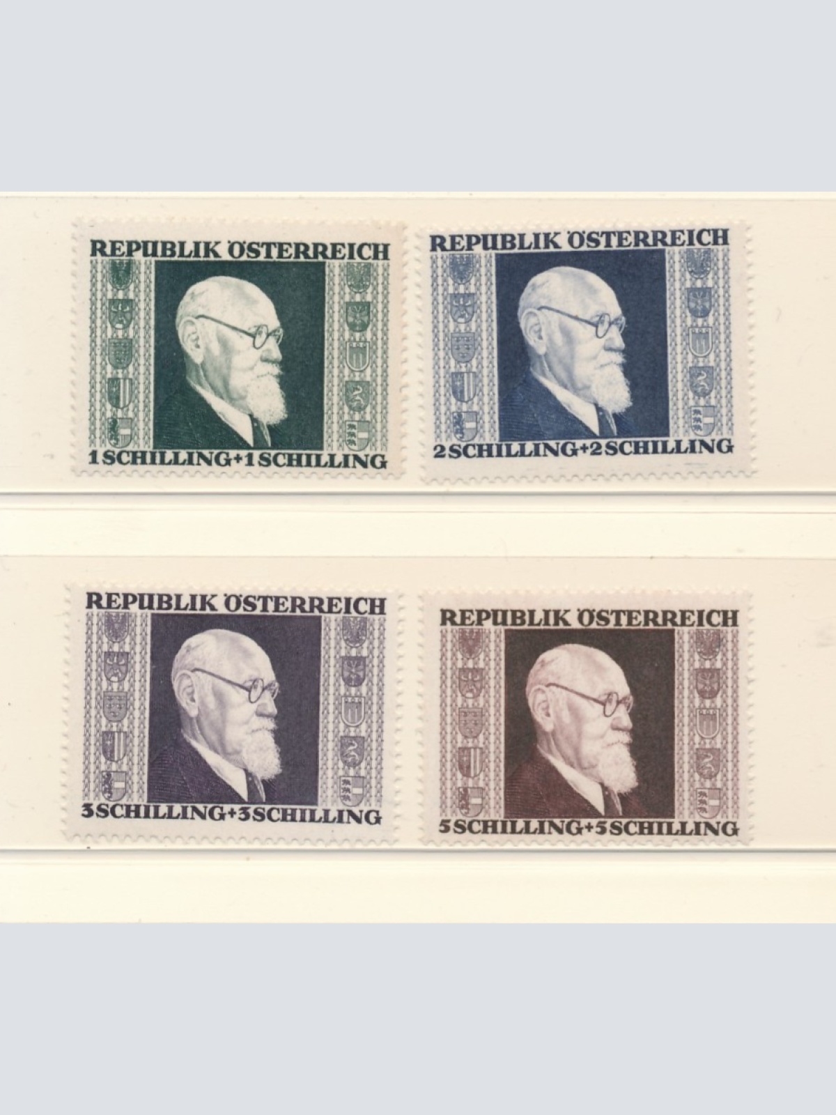 Dr. Karl Renner 1946 ANK 776 - 779 postfrisch (16445)