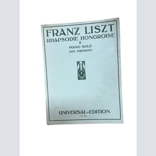 Rhapsodie hongroise I, piano solo Liszt, Franz und Ignaz Friedman: