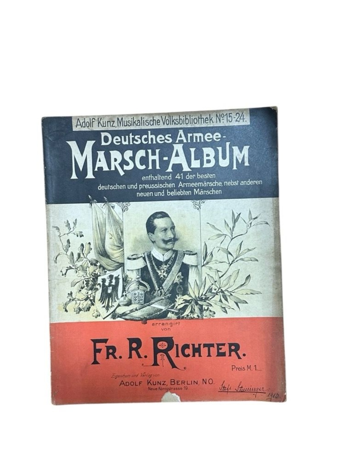 Deutsches Armee-Marsch-Album : enthaltend 41 der besten deutschen und preussisch